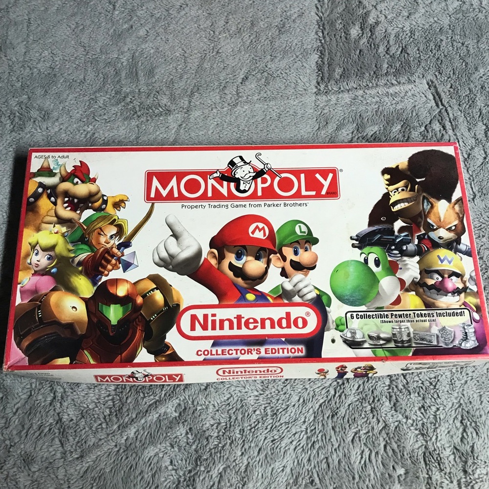Nintendo Monopoly Collector's Edition Board Game - not sure if complete